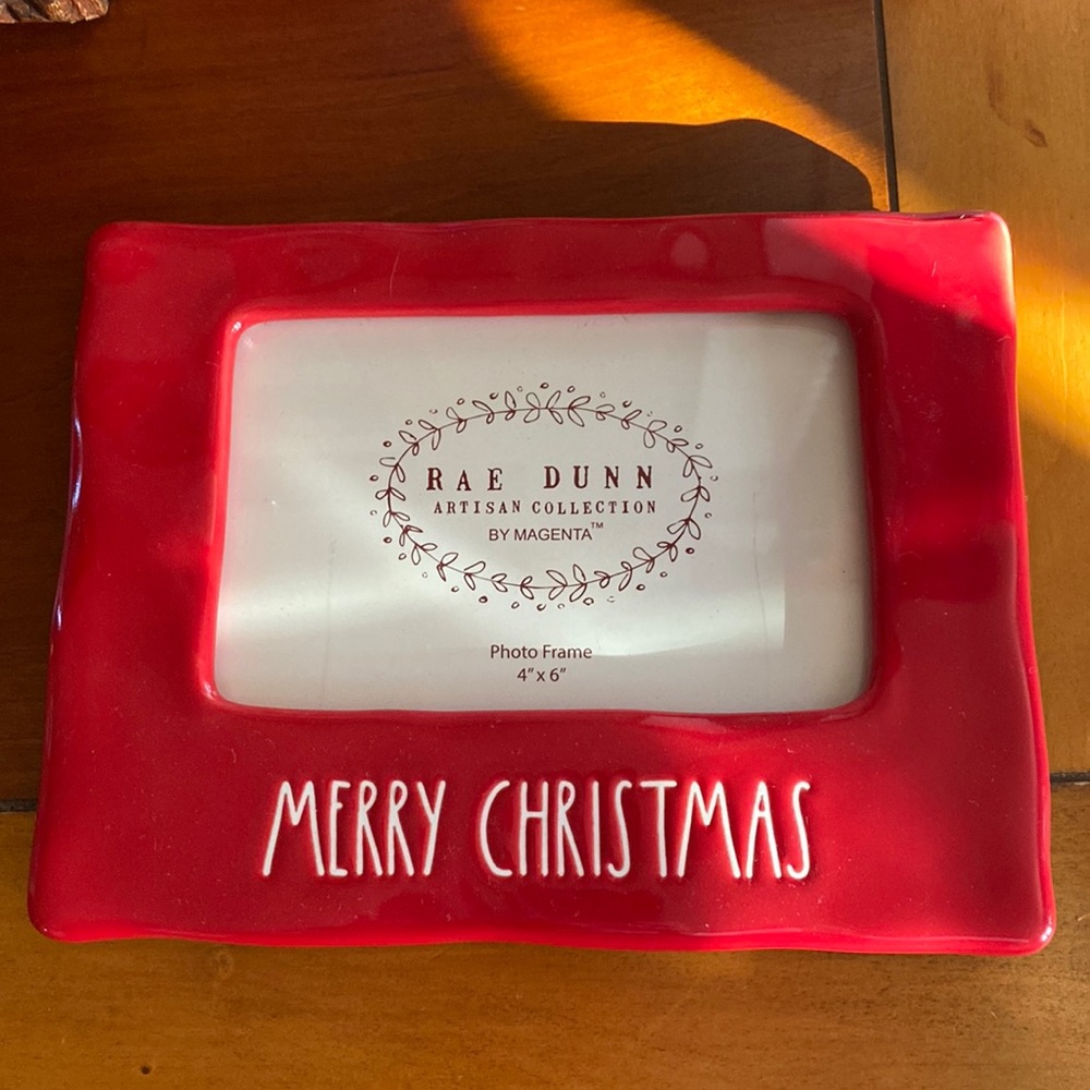 Rae Dunn Christmas frame.